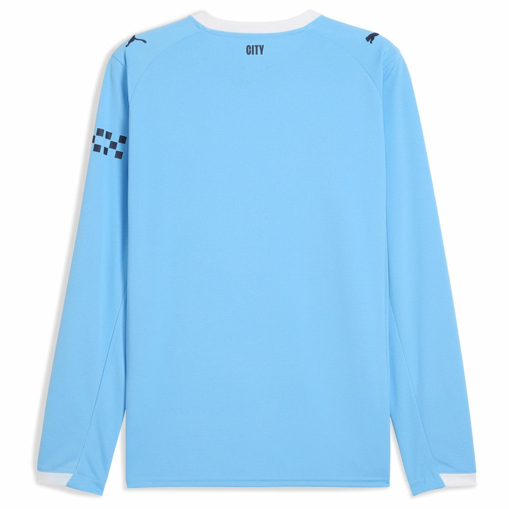 Puma - Manchester City 2025/26 Home Replica Long Sleeve Jersey - Sky Blue