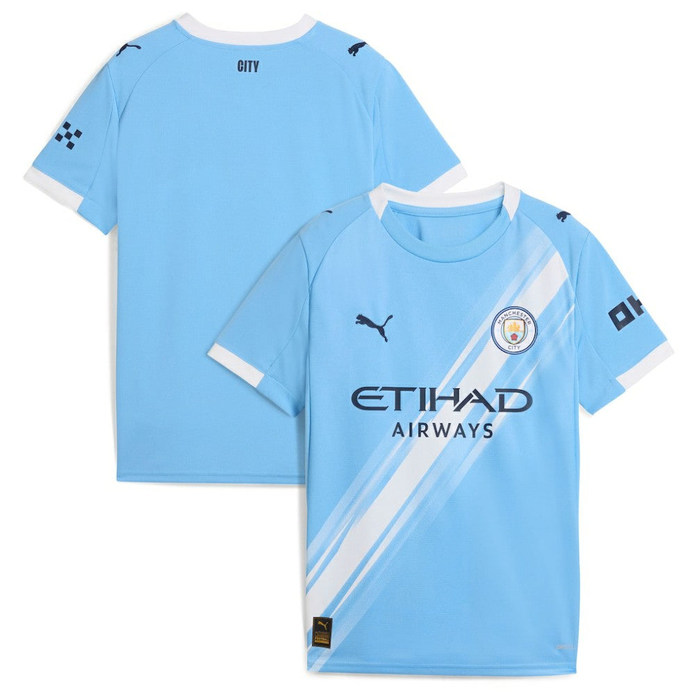 Puma - Manchester City Youth 2025/26 Home Replica Jersey - Sky Blue