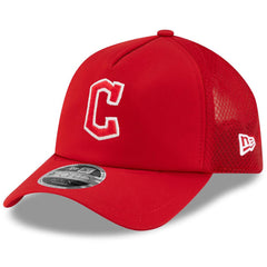 Cleveland Guardians New Era 2026 Batting Practice Apex 9FORTY Adjustable Trucker Hat Online