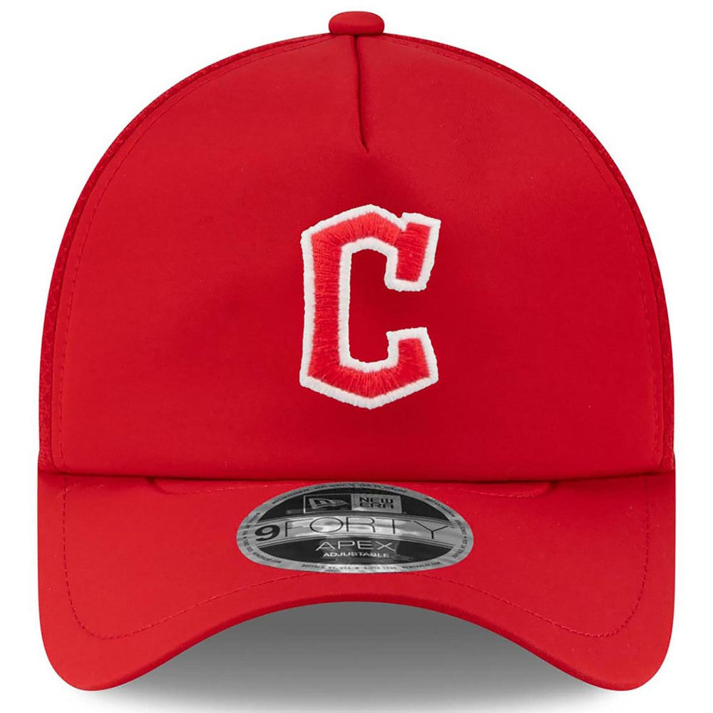 Cleveland Guardians New Era 2026 Batting Practice Apex 9FORTY Adjustable Trucker Hat Online