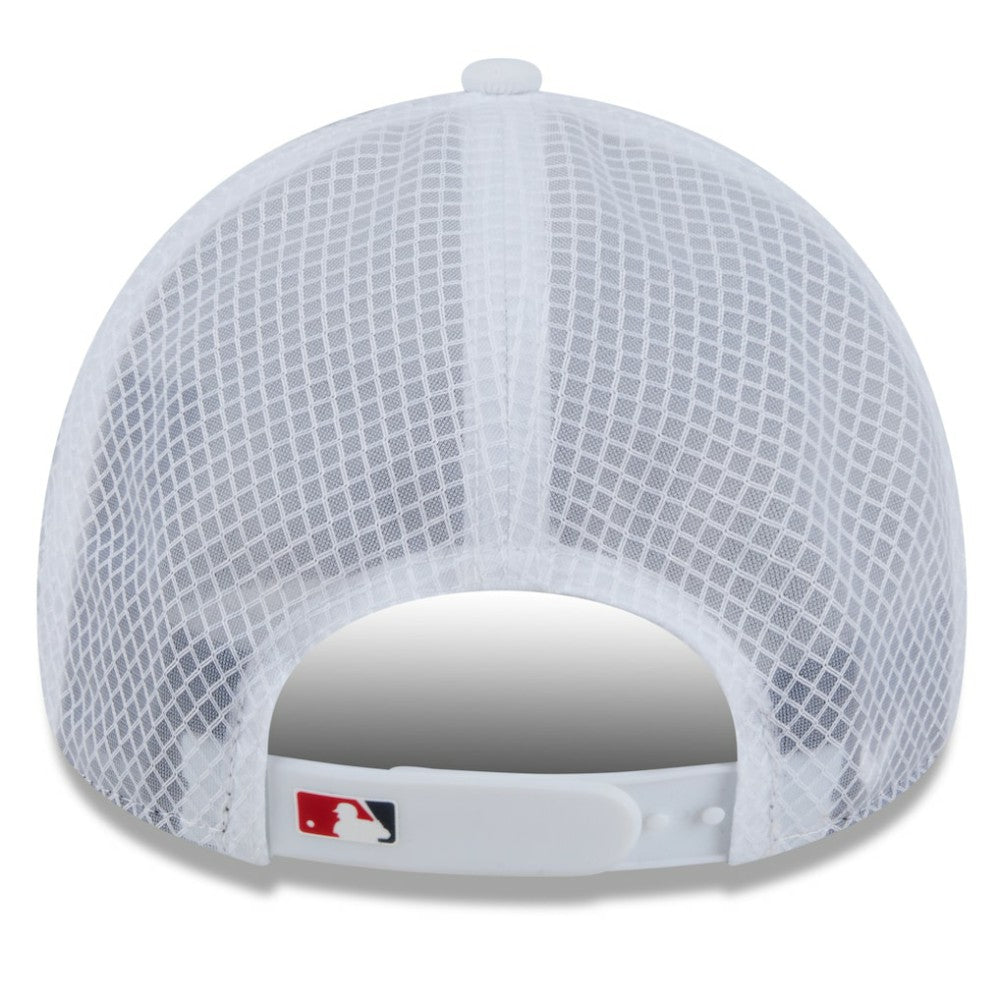 Washington Nationals New Era 2026 Batting Practice Apex 9FORTY Adjustable Trucker Hat Online