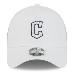 Cleveland Guardians New Era 2026 Batting Practice Apex 9FORTY Adjustable Trucker Hat Sale