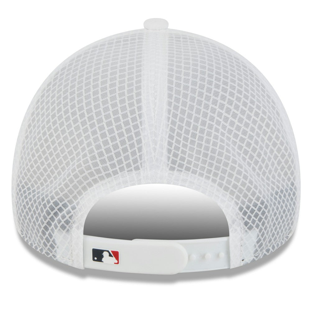 Cleveland Guardians New Era 2026 Batting Practice Apex 9FORTY Adjustable Trucker Hat Sale
