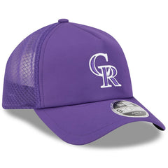 Colorado Rockies New Era 2026 Batting Practice Apex 9FORTY Adjustable Trucker Hat Discount