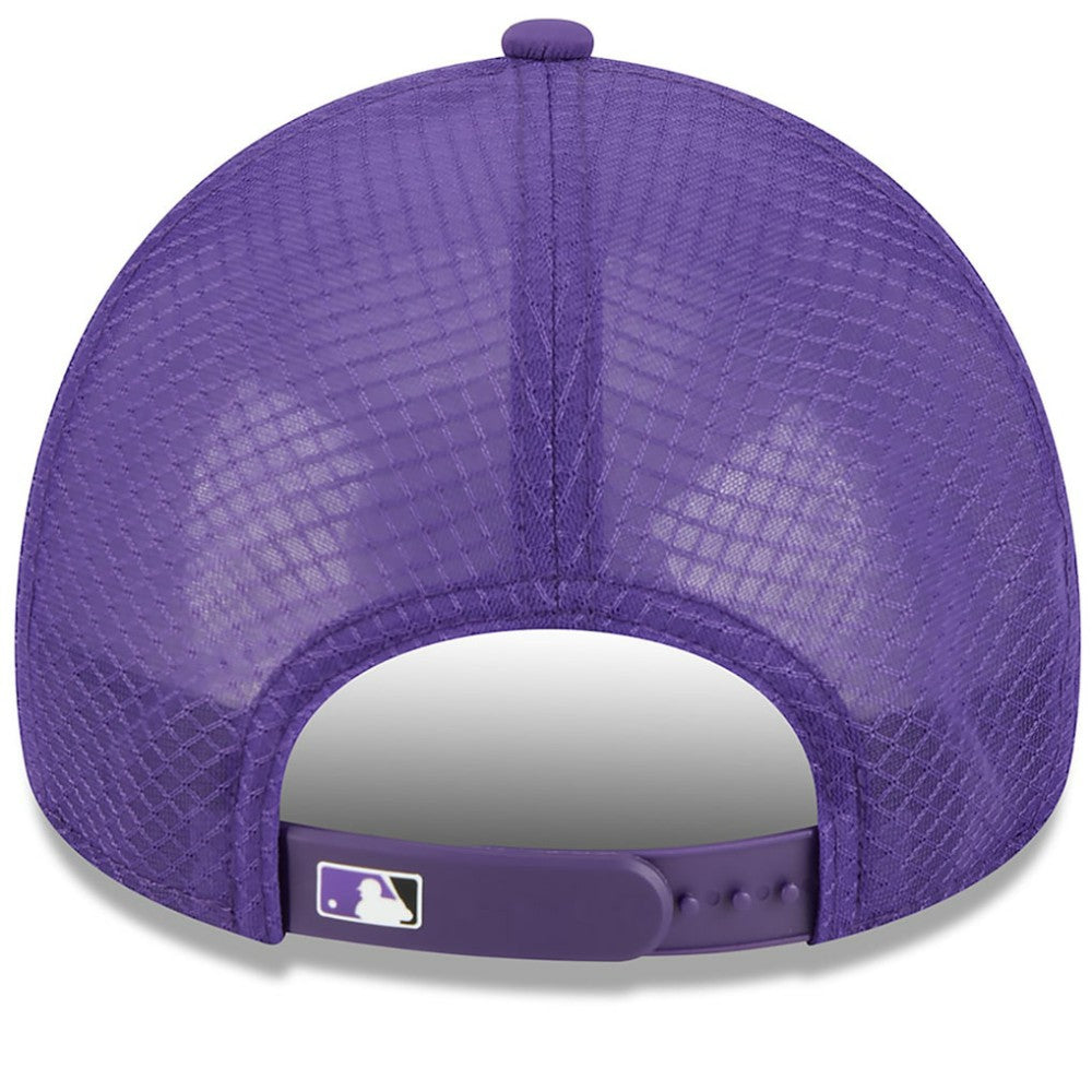 Colorado Rockies New Era 2026 Batting Practice Apex 9FORTY Adjustable Trucker Hat Discount
