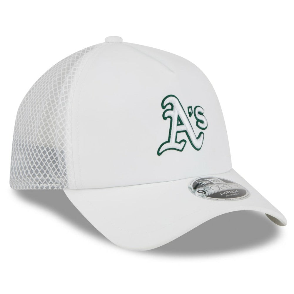 Athletics New Era 2026 Batting Practice Apex 9FORTY Adjustable Trucker Hat Near Me