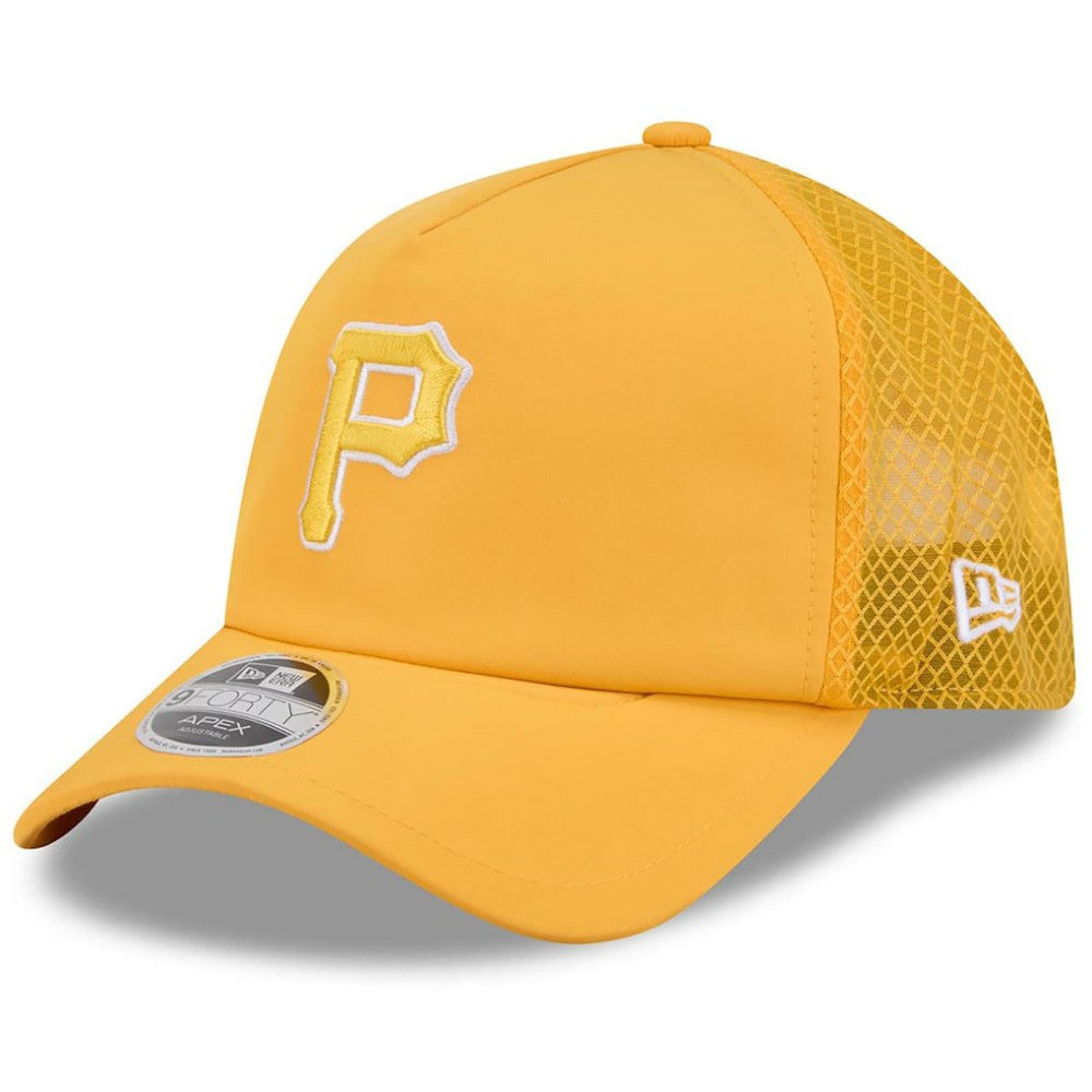 Pittsburgh Pirates New Era 2026 Batting Practice Apex 9FORTY Adjustable Trucker Hat Discount