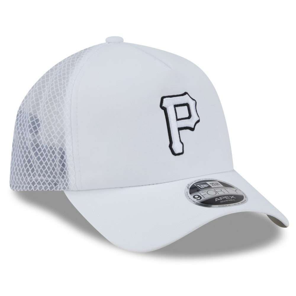 Pittsburgh Pirates New Era 2026 Batting Practice Apex 9FORTY Adjustable Trucker Hat Near Me