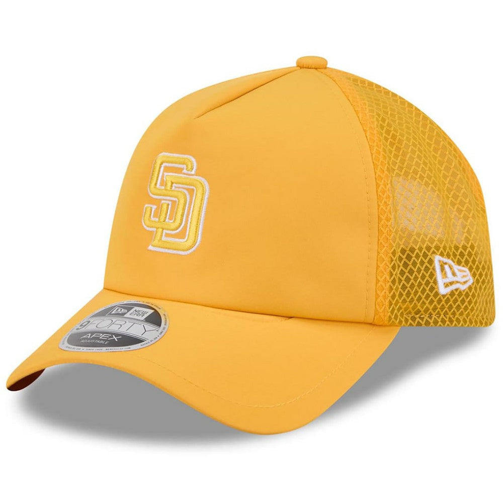 San Diego Padres New Era 2026 Batting Practice Apex 9FORTY Adjustable Trucker Hat Sale