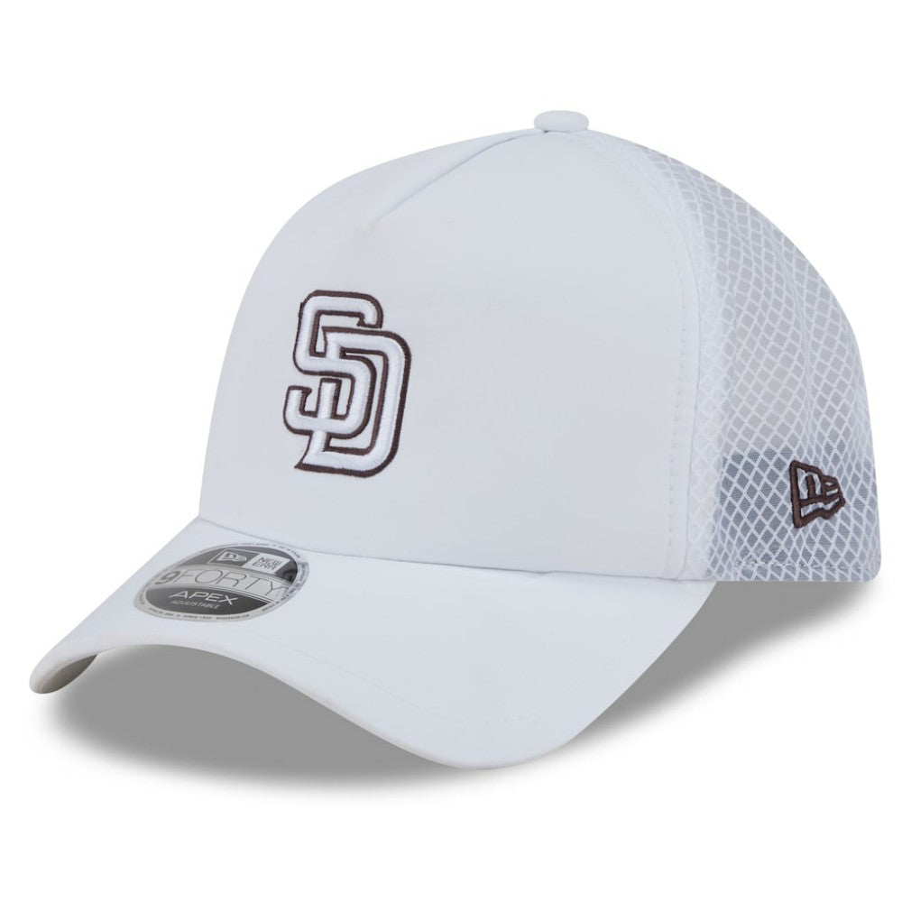 San Diego Padres New Era 2026 Batting Practice Apex 9FORTY Adjustable Trucker Hat Near Me