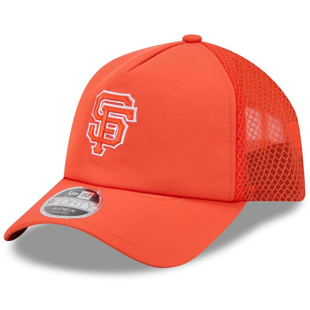 San Francisco Giants New Era 2026 Batting Practice Apex 9FORTY Adjustable Trucker Hat for sale