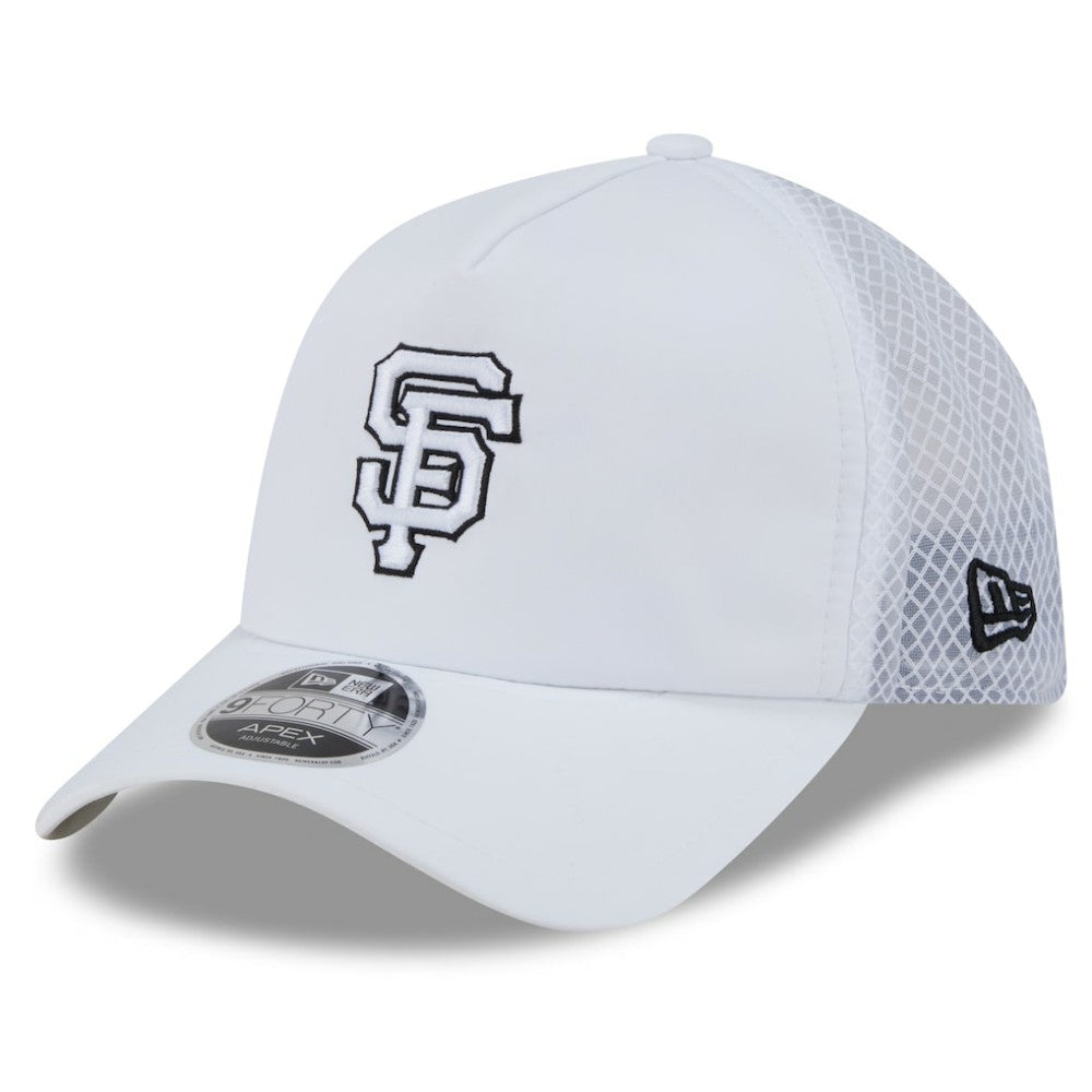 San Francisco Giants New Era 2026 Batting Practice Apex 9FORTY Adjustable Trucker Hat Online
