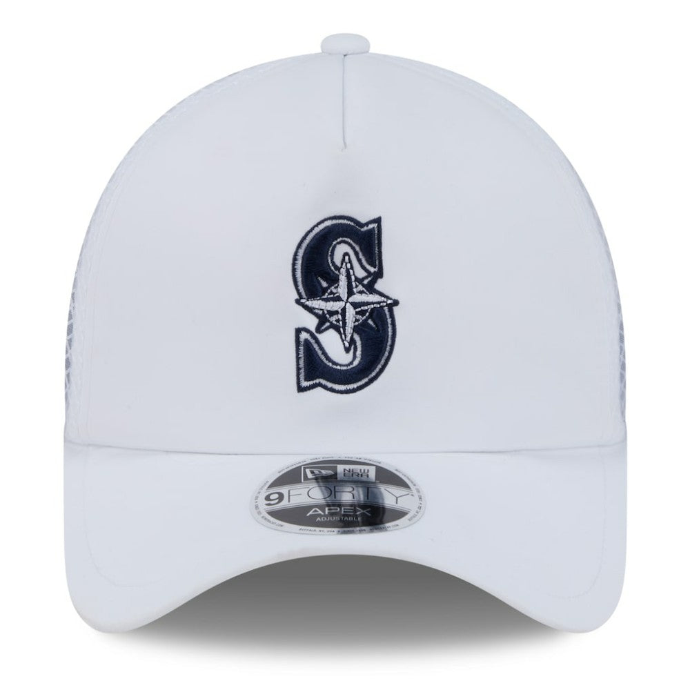 Seattle Mariners New Era 2026 Batting Practice Apex 9FORTY Adjustable Trucker Hat Online