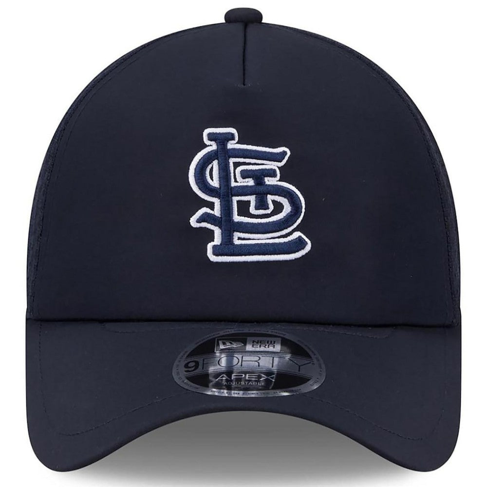 St. Louis Cardinals New Era 2026 Batting Practice Apex 9FORTY Adjustable Trucker Hat for sale