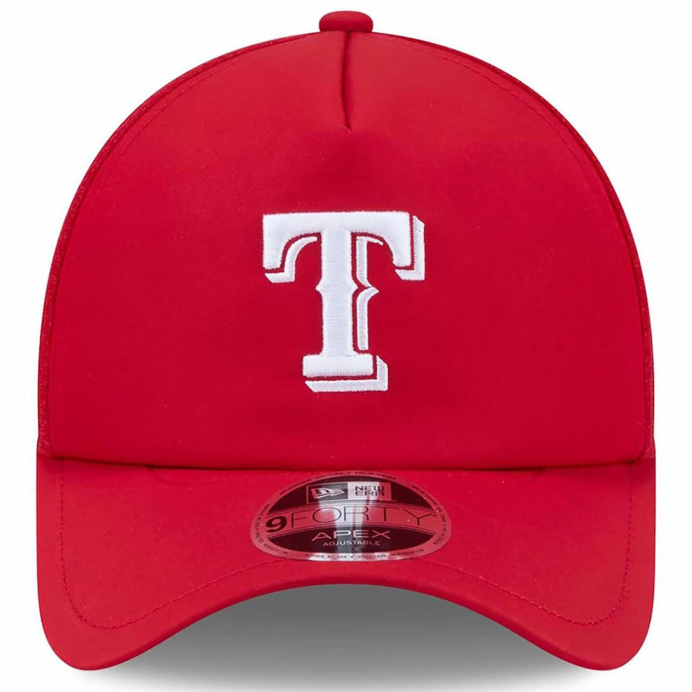 Texas Rangers New Era 2026 Batting Practice Apex 9FORTY Adjustable Trucker Hat Online