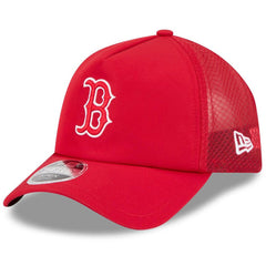 Boston Red Sox New Era 2026 Batting Practice Apex 9FORTY Adjustable Trucker Hat for sale