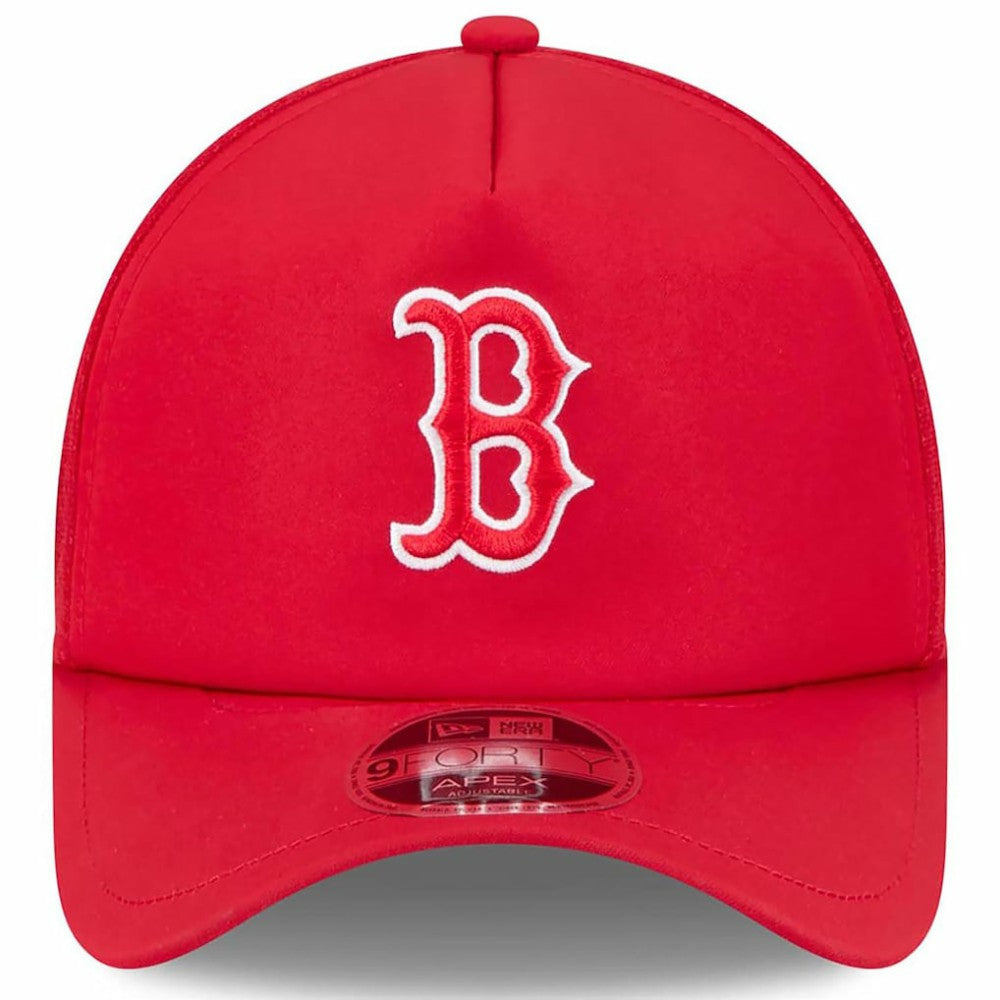 Boston Red Sox New Era 2026 Batting Practice Apex 9FORTY Adjustable Trucker Hat for sale