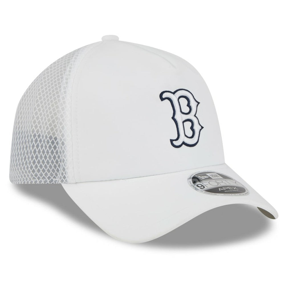 Boston Red Sox New Era 2026 Batting Practice Apex 9FORTY Adjustable Trucker Hat Outlet