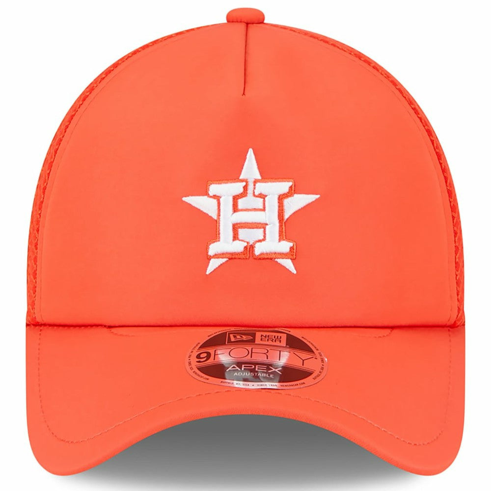 Houston Astros New Era 2026 Batting Practice Apex 9FORTY Adjustable Trucker Hat for sale