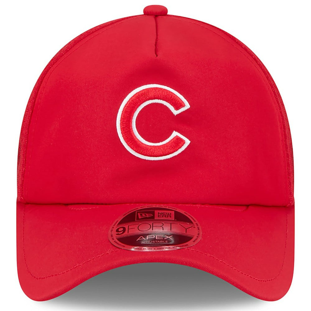 Chicago Cubs New Era 2026 Batting Practice Apex 9FORTY Adjustable Trucker Hat for sale
