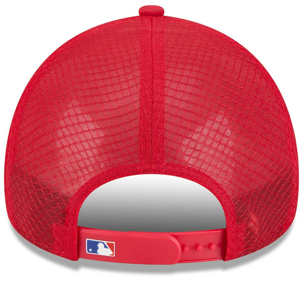 Chicago Cubs New Era 2026 Batting Practice Apex 9FORTY Adjustable Trucker Hat for sale