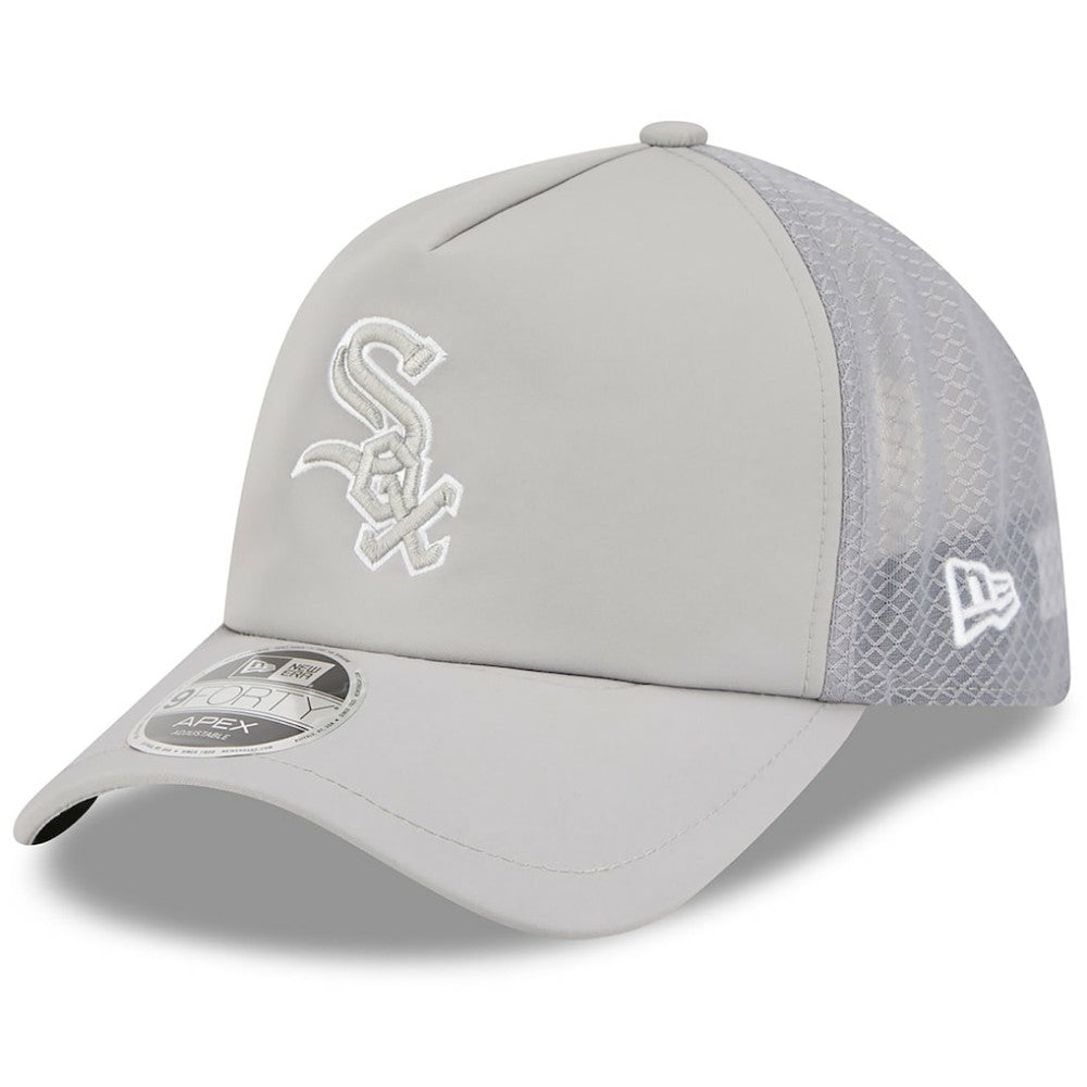 Chicago White Sox New Era 2026 Batting Practice Apex 9FORTY Adjustable Trucker Hat Outlet