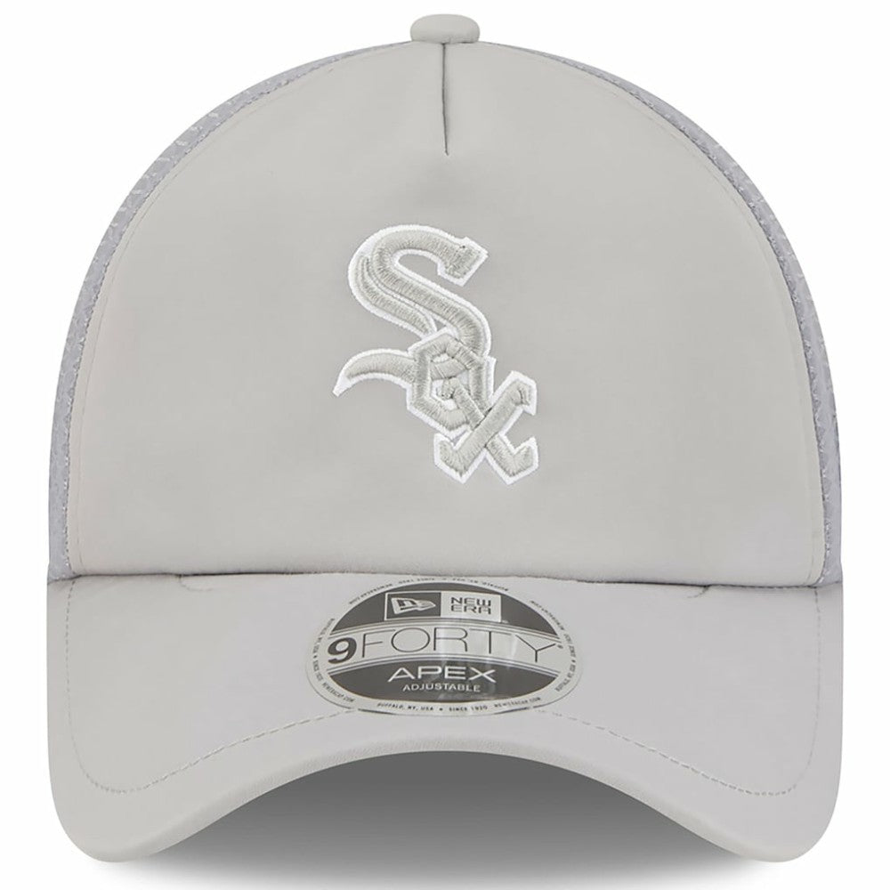 Chicago White Sox New Era 2026 Batting Practice Apex 9FORTY Adjustable Trucker Hat Outlet
