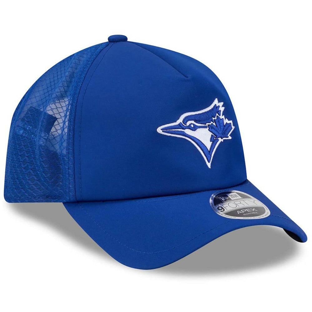 Toronto Blue Jays New Era 2026 Batting Practice Apex 9FORTY Adjustable Trucker Hat Outlet