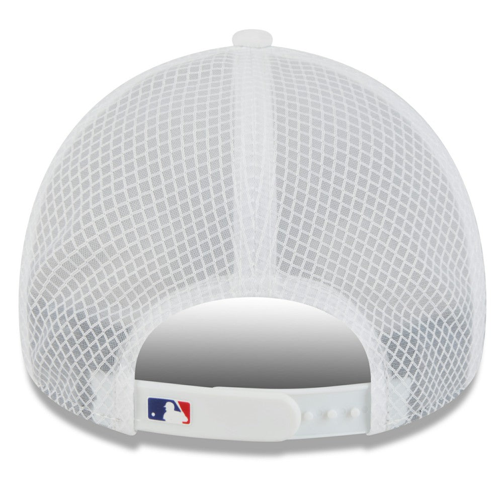 Los Angeles Dodgers New Era 2026 Batting Practice Apex 9FORTY Adjustable Trucker Hat Outlet