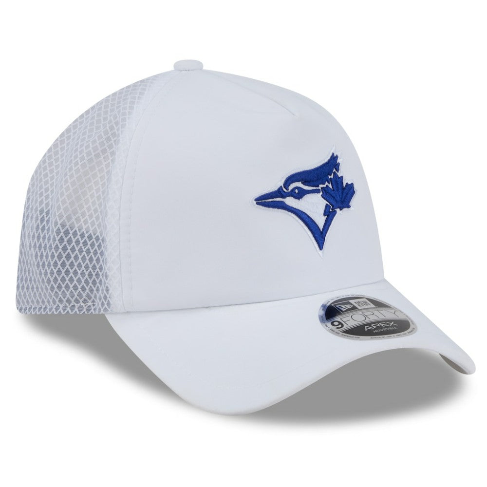 Toronto Blue Jays New Era 2026 Batting Practice Apex 9FORTY Adjustable Trucker Hat Outlet