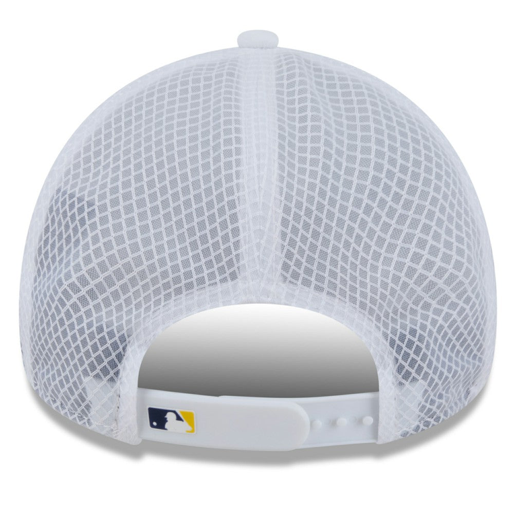 Milwaukee Brewers New Era 2026 Batting Practice Apex 9FORTY Adjustable Trucker Hat Outlet