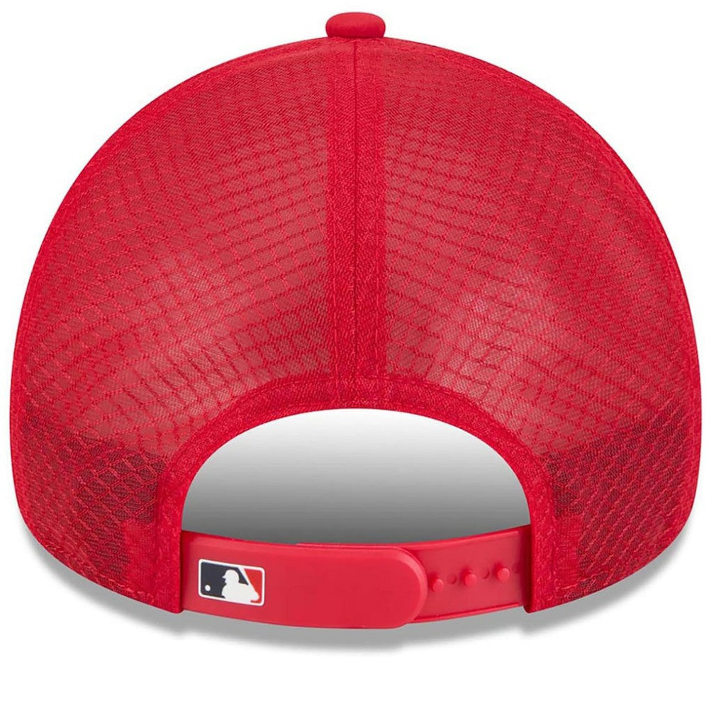 Atlanta Braves New Era 2026 Batting Practice Apex 9FORTY Adjustable Trucker Hat Discount