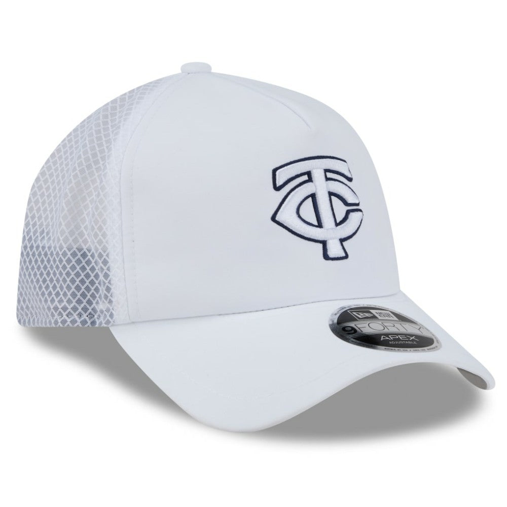 Minnesota Twins New Era 2026 Batting Practice Apex 9FORTY Adjustable Trucker Hat Near Me