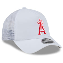 Los Angeles Angels New Era 2026 Batting Practice Apex 9FORTY Adjustable Trucker Hat Discount