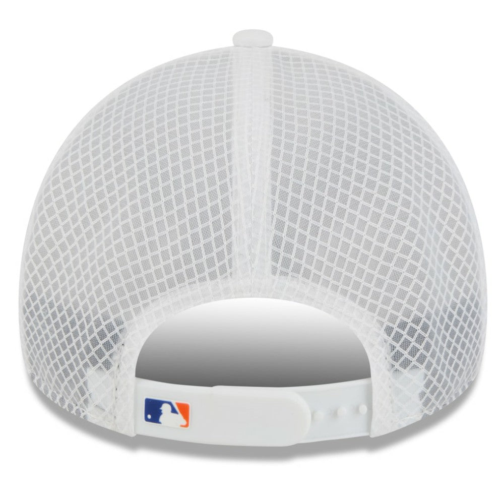 New York Mets New Era 2026 Batting Practice Apex 9FORTY Adjustable Trucker Hat Online