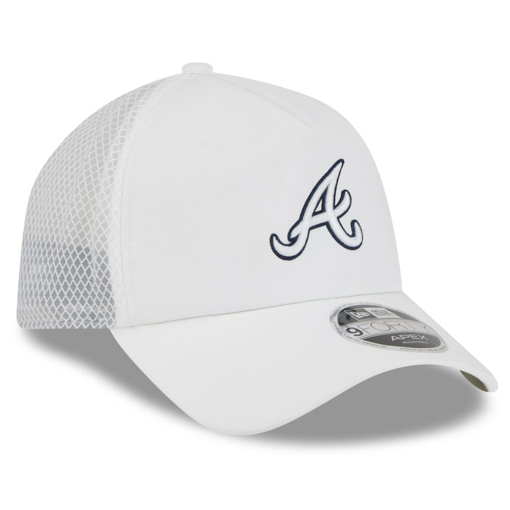 Atlanta Braves New Era 2026 Batting Practice Apex 9FORTY Adjustable Trucker Hat Near Me