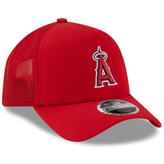 Los Angeles Angels New Era 2026 Batting Practice Apex 9FORTY Adjustable Trucker Hat for sale