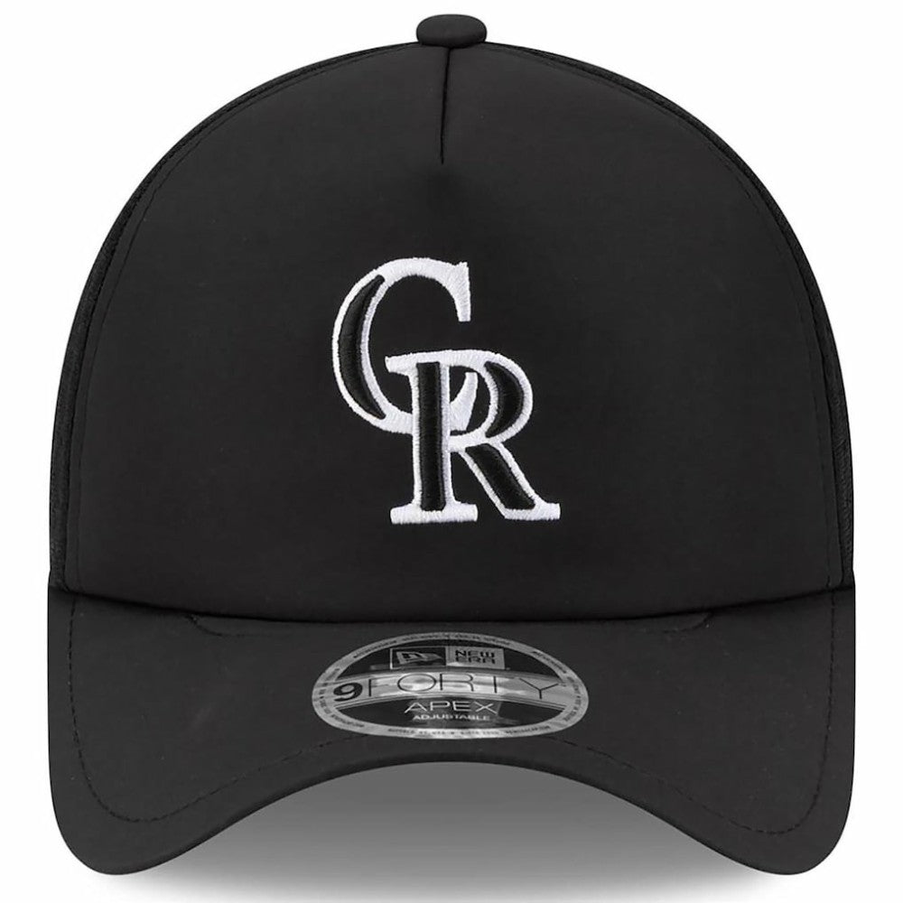 Colorado Rockies New Era 2026 Batting Practice Apex 9FORTY Adjustable Trucker Hat Near Me