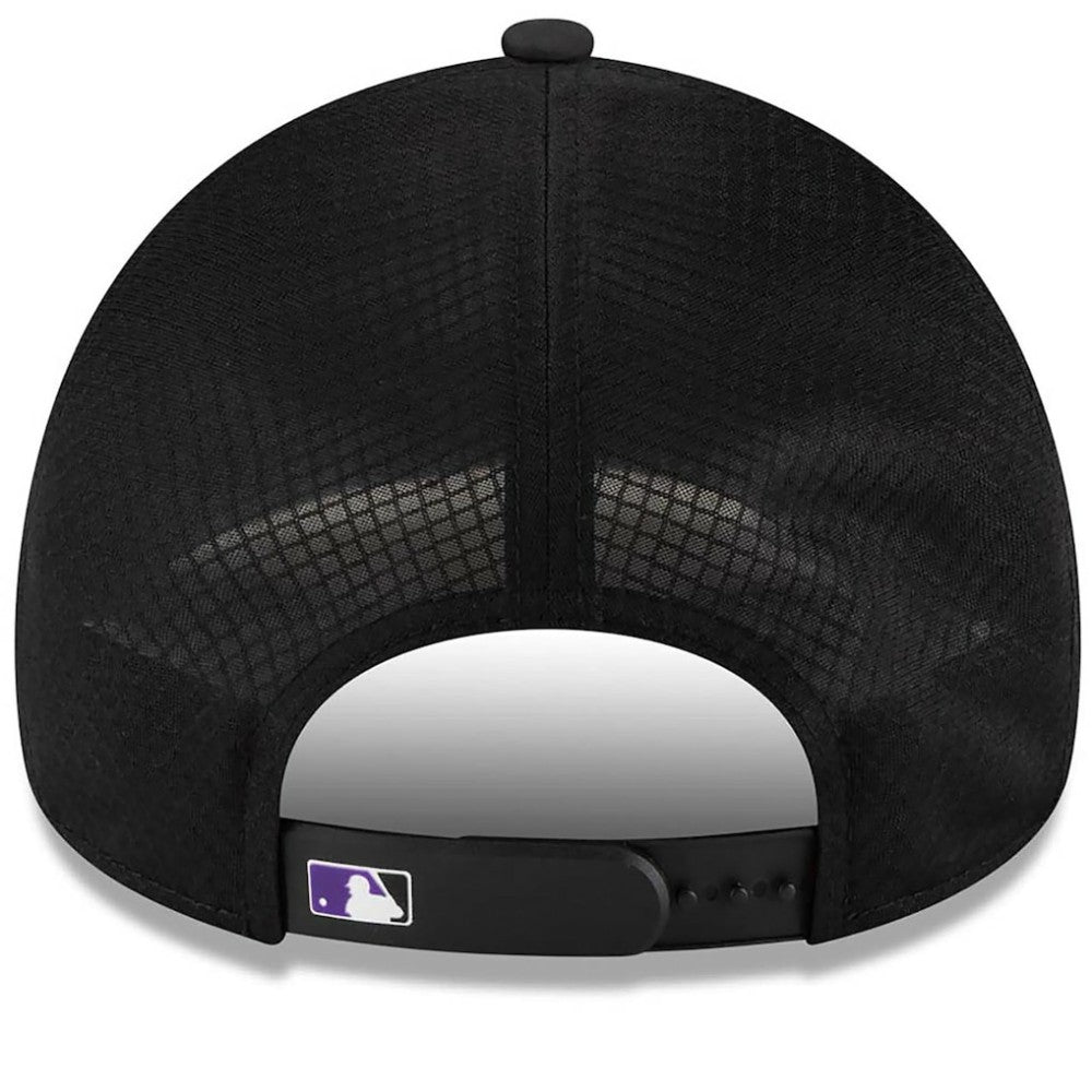 Colorado Rockies New Era 2026 Batting Practice Apex 9FORTY Adjustable Trucker Hat Near Me