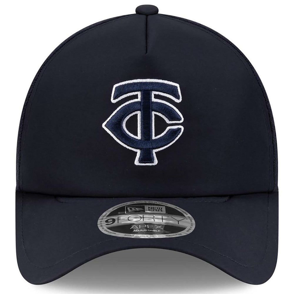 Minnesota Twins New Era 2026 Batting Practice Apex 9FORTY Adjustable Trucker Hat Online
