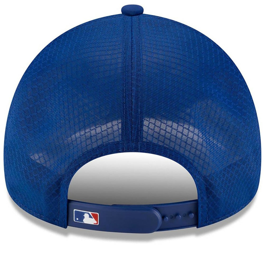 Chicago Cubs New Era 2026 Batting Practice Apex 9FORTY Adjustable Trucker Hat Sale