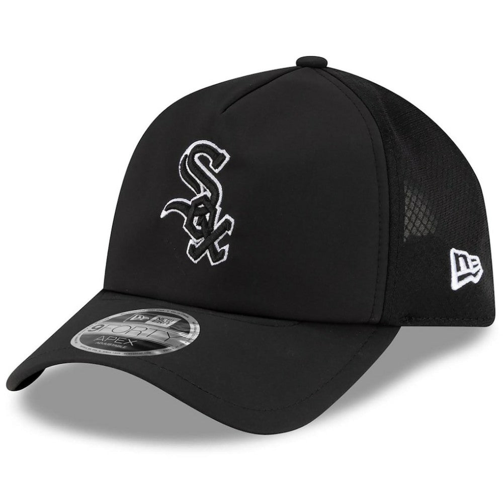 Chicago White Sox New Era 2026 Batting Practice Apex 9FORTY Adjustable Trucker Hat Outlet