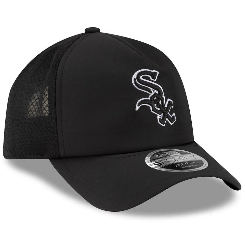 Chicago White Sox New Era 2026 Batting Practice Apex 9FORTY Adjustable Trucker Hat Outlet