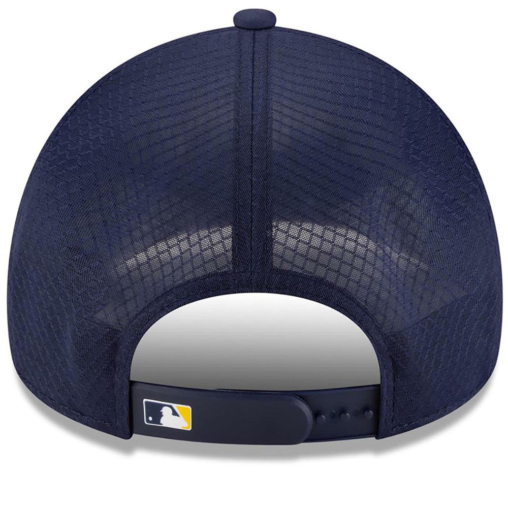 Milwaukee Brewers New Era 2026 Batting Practice Apex 9FORTY Adjustable Trucker Hat Discount
