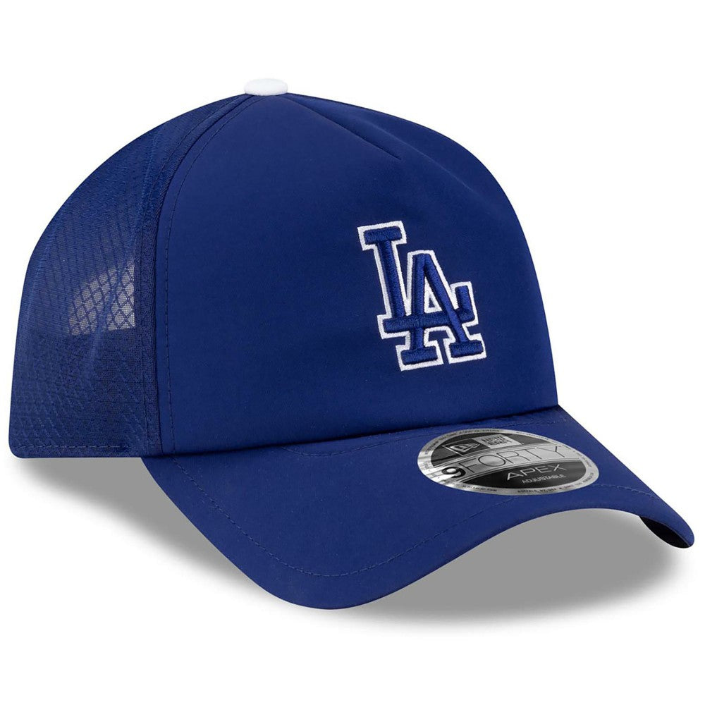 Los Angeles Dodgers New Era 2026 Batting Practice Apex 9FORTY Adjustable Trucker Hat Sale