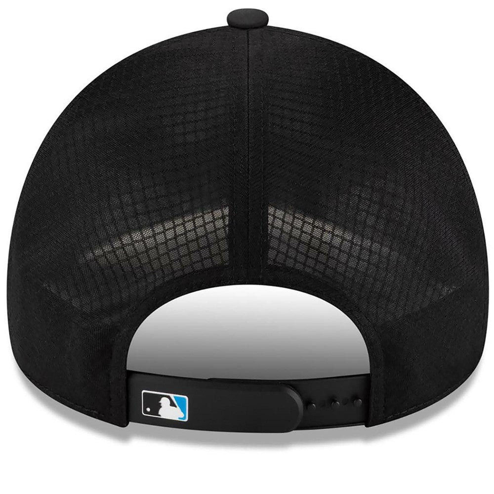 Miami Marlins New Era 2026 Batting Practice Apex 9FORTY Adjustable Trucker Hat Near Me