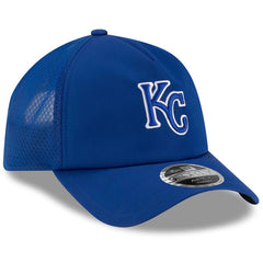 Kansas City Royals New Era 2026 Batting Practice Apex 9FORTY Adjustable Trucker Hat Discount