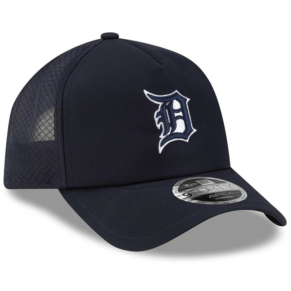 Detroit Tigers New Era 2026 Batting Practice Apex 9FORTY Adjustable Trucker Hat Discount