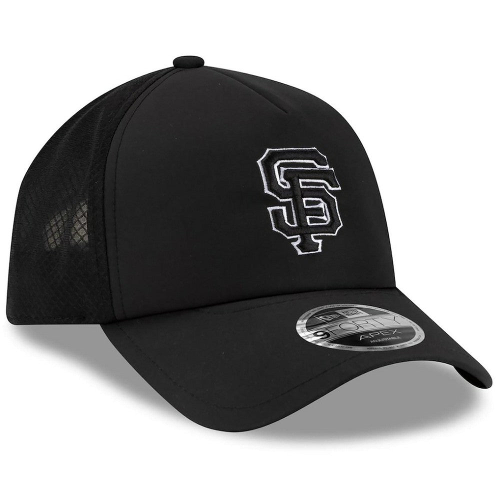 San Francisco Giants New Era 2026 Batting Practice Apex 9FORTY Adjustable Trucker Hat for sale