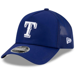 Texas Rangers New Era 2026 Batting Practice Apex 9FORTY Adjustable Trucker Hat Outlet